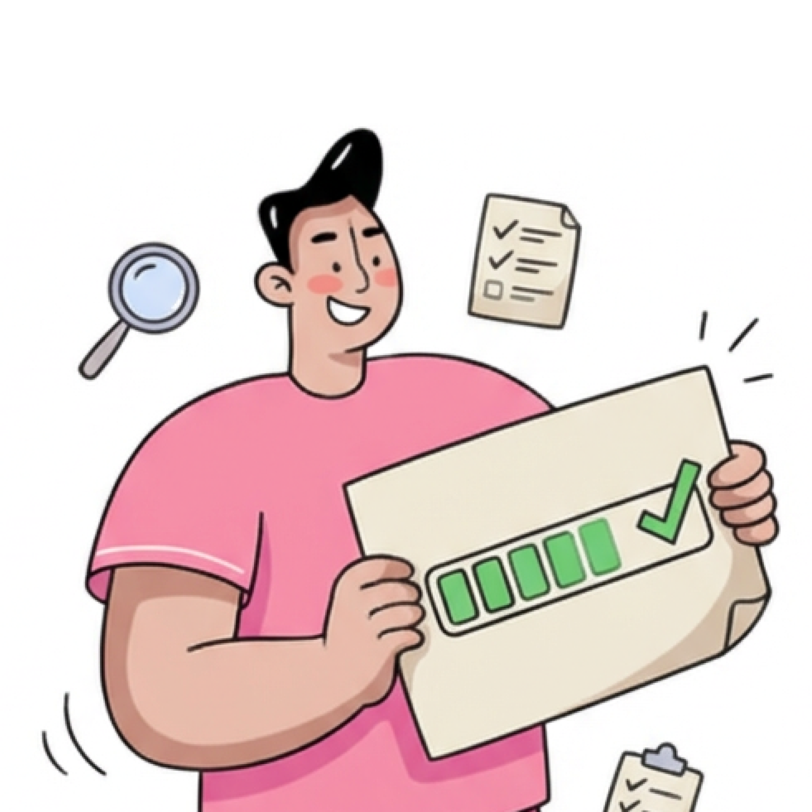 Deal-guy illustration